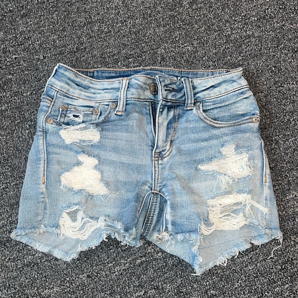 American Eagle jean shorts size 00